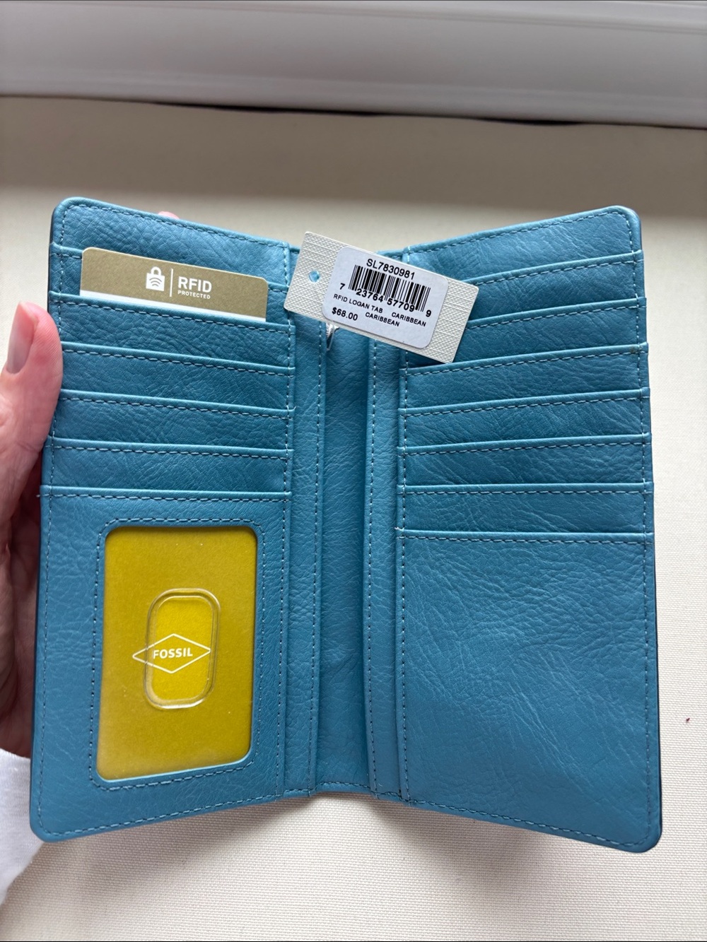 NWT Fossil RFID ladies wallet - Picture 4 of 7